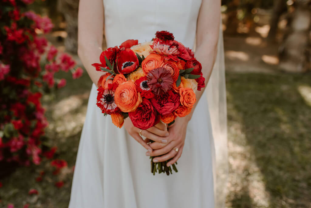 wedding trend magenta flowers