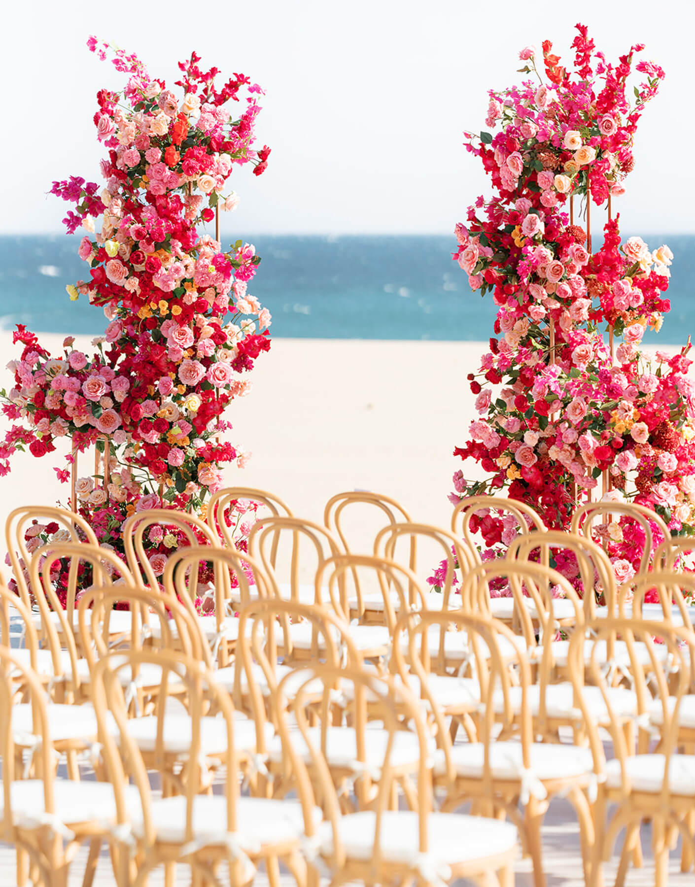 floral arrangements beach weddings los cabos