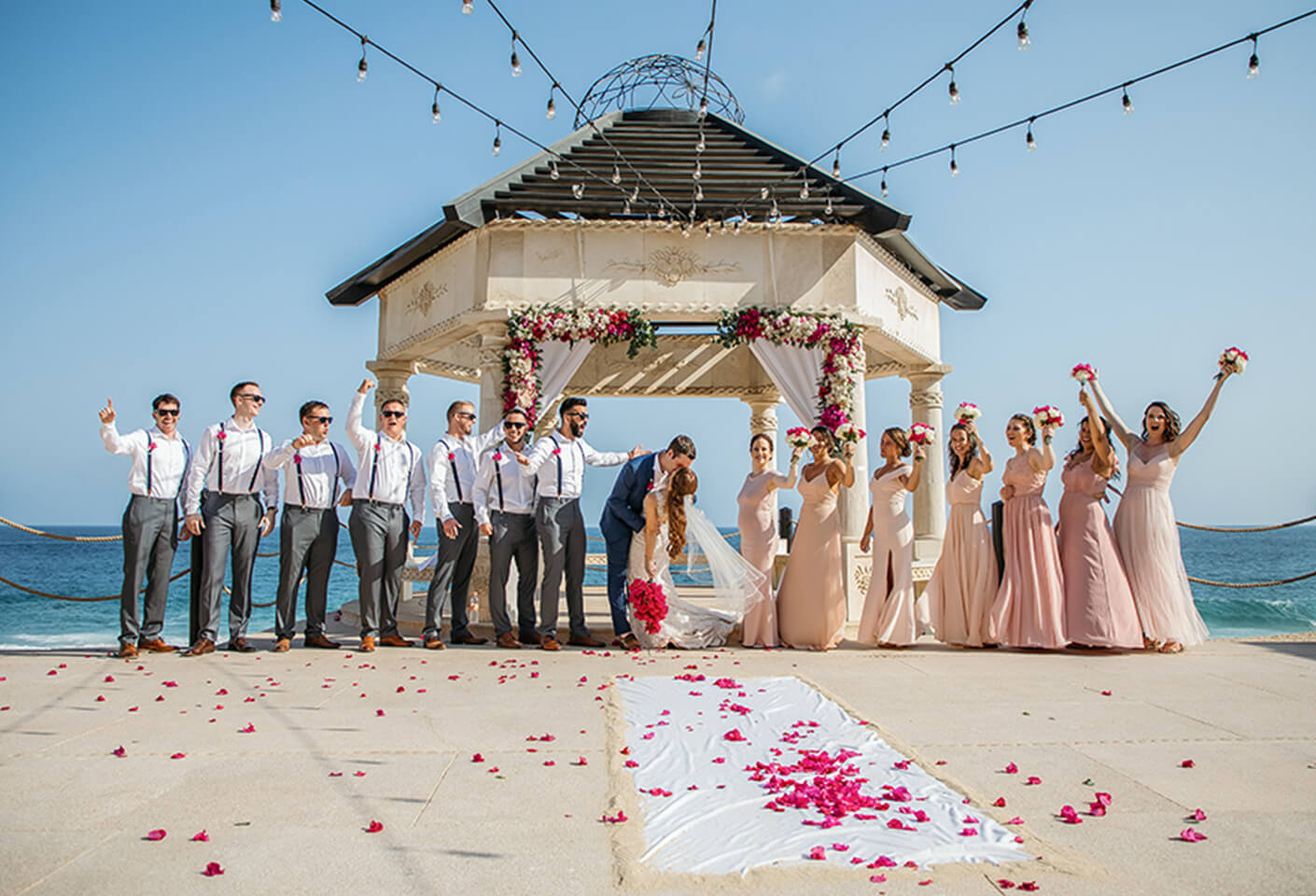 aisle trends beach wedding